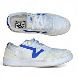 VANS Lowland Cc Court White Baja Blue VN0A4TZY4GU Men's Size 9